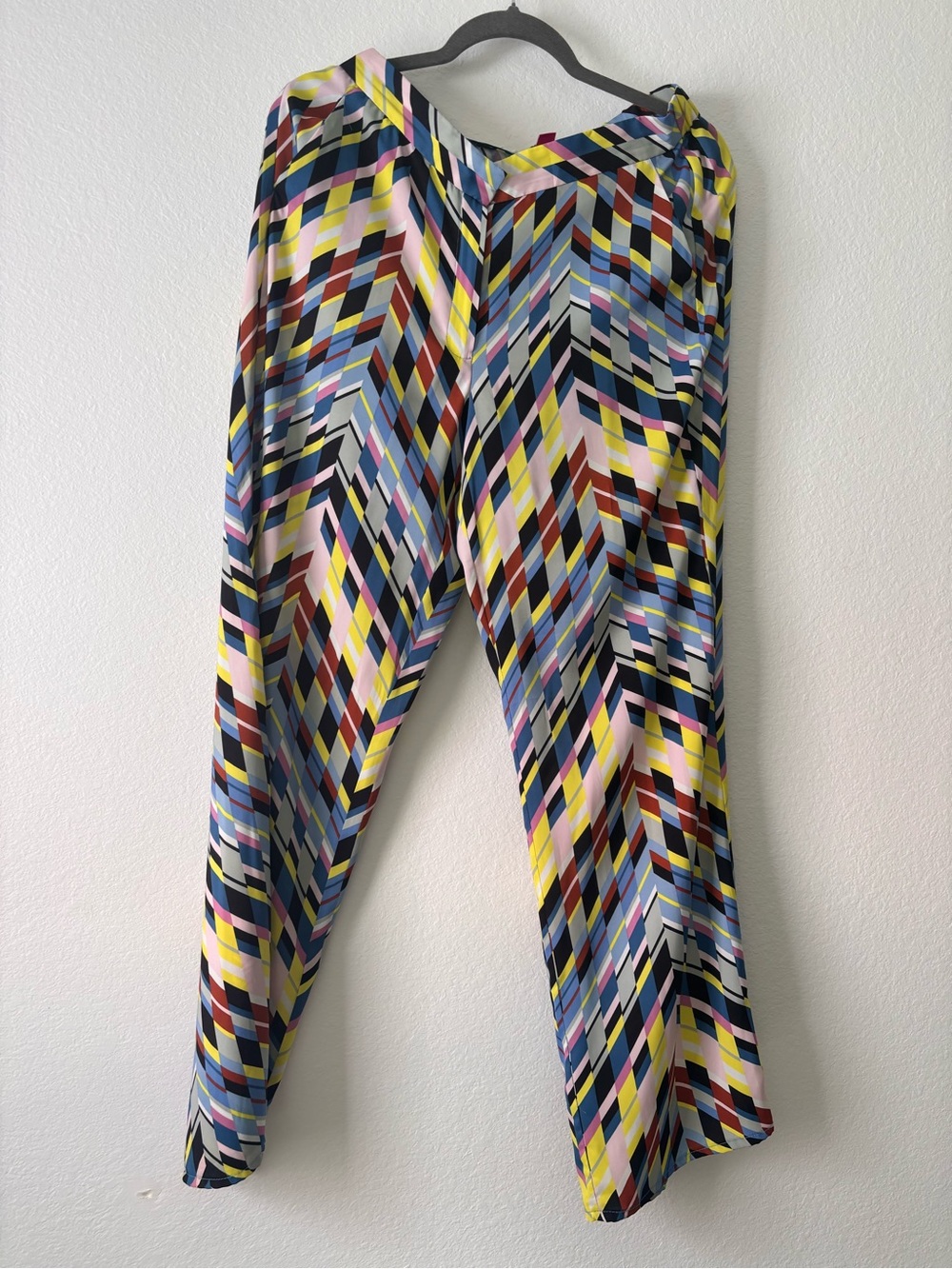 Vince Camuto Multicolor Diagonal Stripe Skirt
